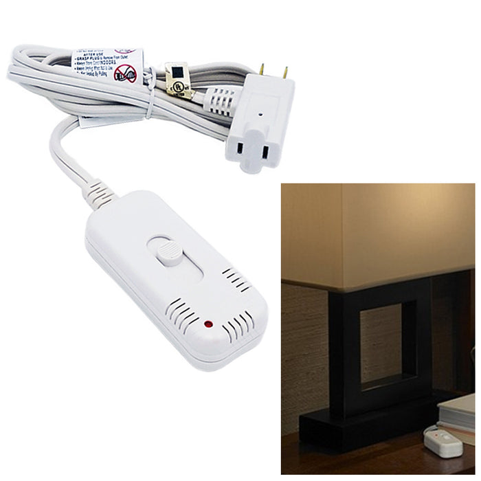 1 Light Dimmer Switch 6FT Extension Cord Plug In Controller Energy Saver Indoor