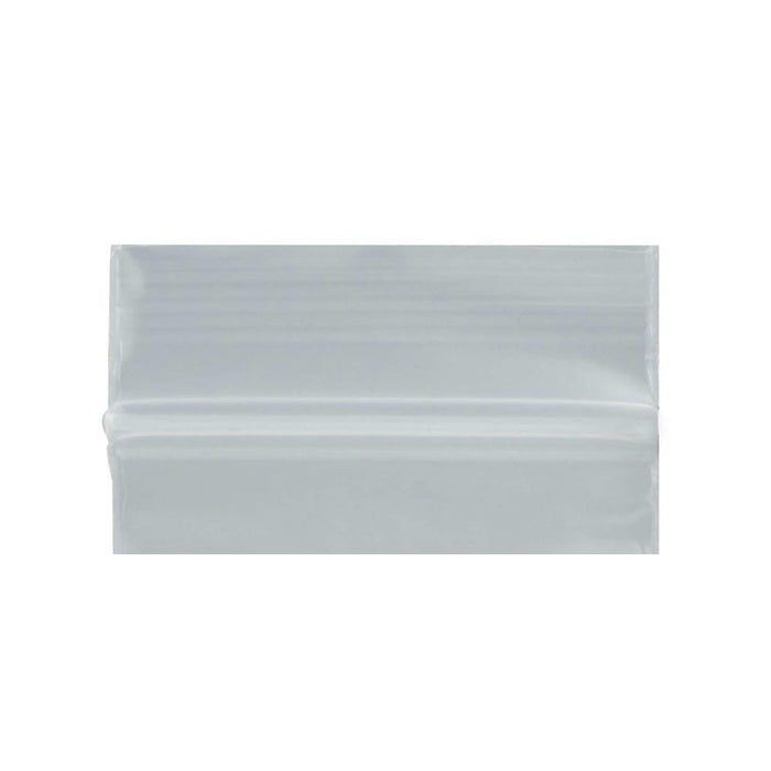 200 Pc Reclosable Clear Poly Bags W 1 1/2x 1 1/2 H Seal Lock Bag 2 Mil Storage