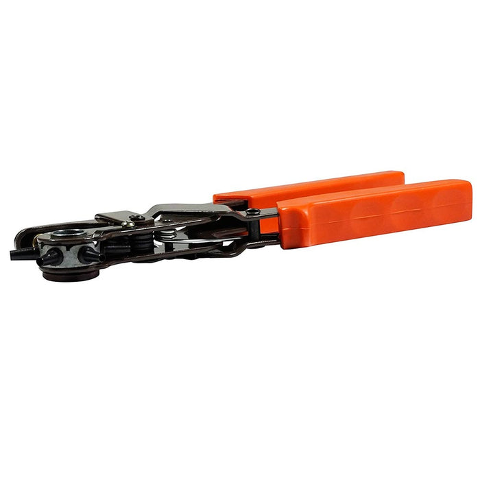 Heavy Duty Leather Punch Eyelet Plier Revolving Hole Snap Grommet Repairing Tool