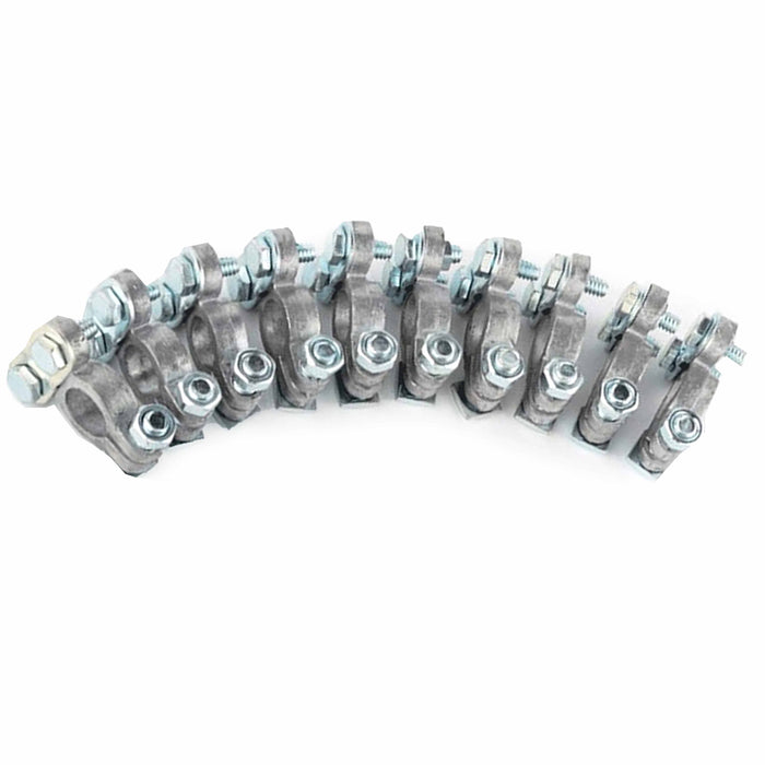 10 Pc Heavy Duty Battery Terminals HD Fleet Replacement Top Post Mount Auto Car