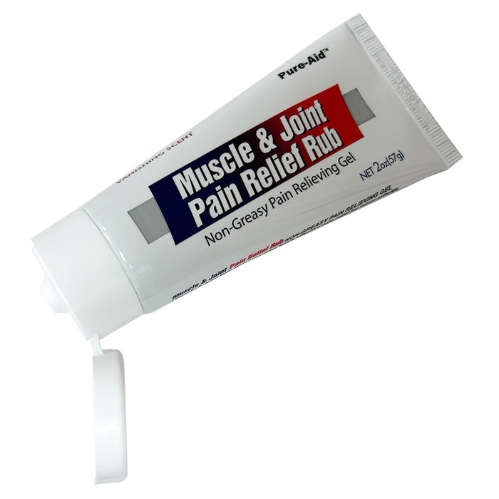 4 Muscle Joint Pain Relieving Gel Rub Topical 2.5% Menthol Fast Penetrating 2oz