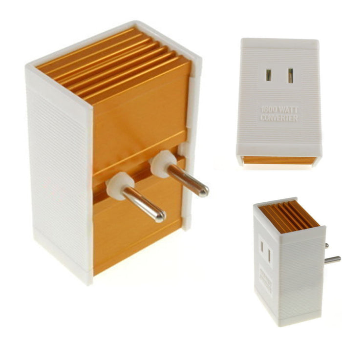 Foreign Travel Converter 1600 W Watt AV Voltage Step Down Power Adapater 220 110