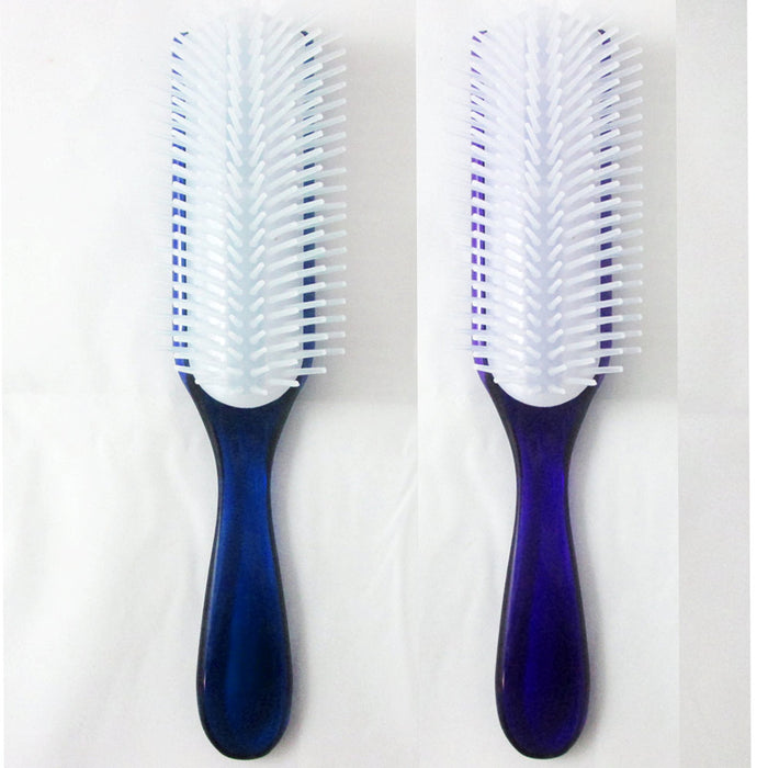 New Large Styling Brush 8 Row Heavy Weight Hair Care Detangler Comb Salon Barber