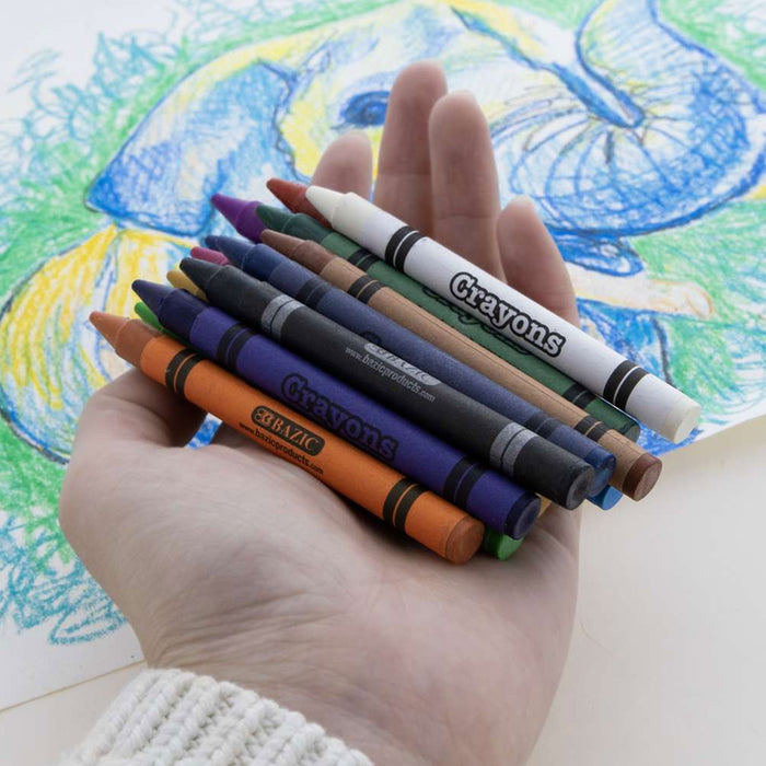32ct Premium Crayons Vibrant Brilliant Colors Coloring Kids School Supplies 2pk