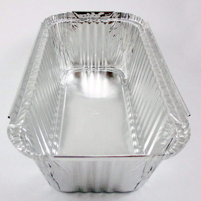 50 Pack 3 Lb Aluminum Foil Loaf Pan Disposable Bread Container Baking Loafbread