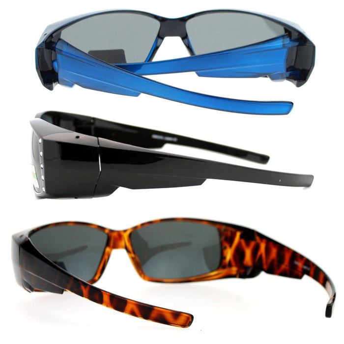 1 Pair Womens Rhinestone Anti-glare Polarized Chic Narrow Rectangular Sunglasses