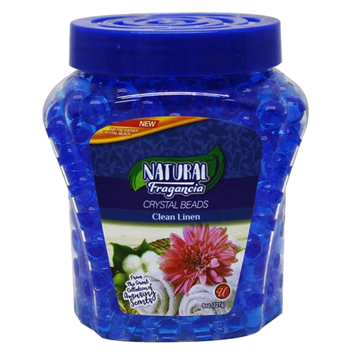 4 X Home Odor Eliminator Air Freshener Fresh Linen Scent Crystal Gel Beads Aroma