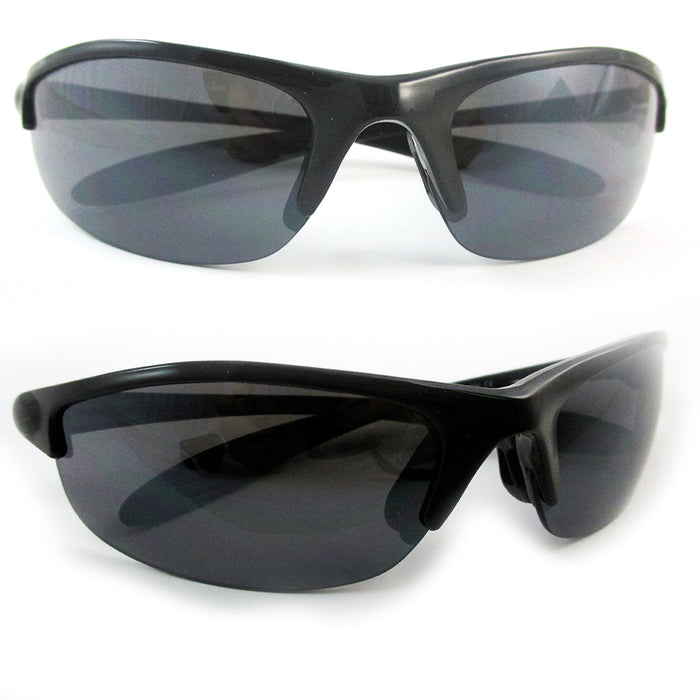 2-Pack Sports Cycling Sunglasses UV400 Wrap Around Bike Driving Outdoor Sports Glasses Unisex