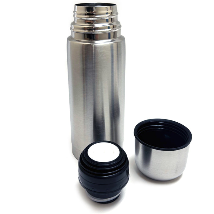 2 Stainless Steel Vacuum Flask Bottle Thermo Hot Cold Tea Coffee Insulated 12oz