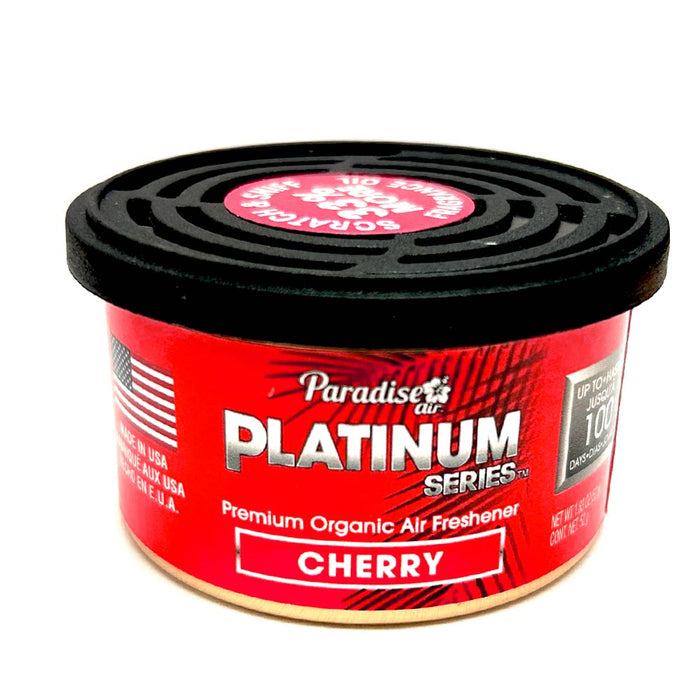 2 Paradise Platinum Organic Air Freshener Fiber Can Long Lasting Scent Cherry