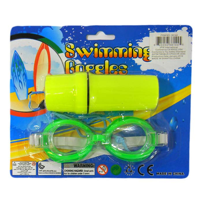 2 Pc Kids Swimming Goggles Swim Glasses Anti Fog Adjustable Straps No Leaking