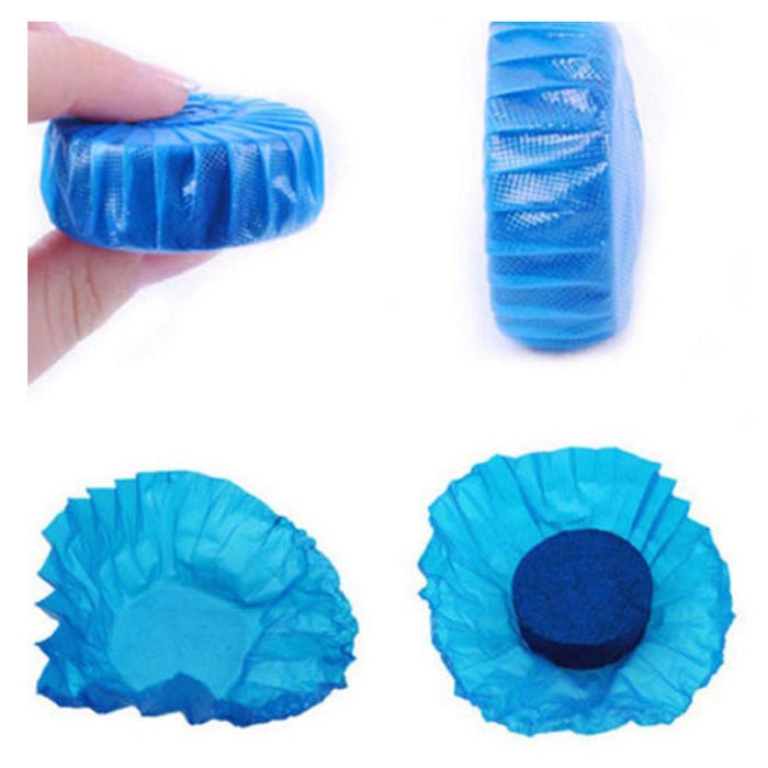 24 Automatic Bleach Toilet Bowl Cleaner Stain Remover Blue Tab Tablet Flush Tank