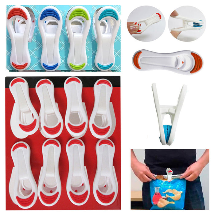 16 Pc Kitchen Clips Chip Snack Storage Sealing Bag Multi Purpose Food Clip Craft