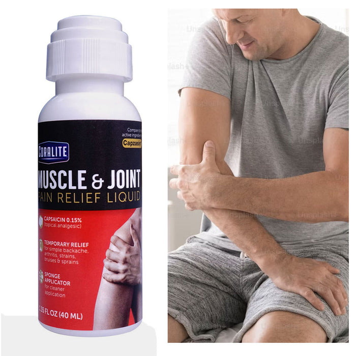 1 Pain Relief Liquid Capsaicin Arthritis Topical Analgesic High Potency Soothing