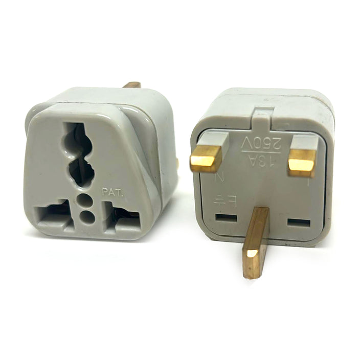 1 Pc Universal to UK Plug Adapter Type G Travel AC Converter Dubai UAE EU AU US