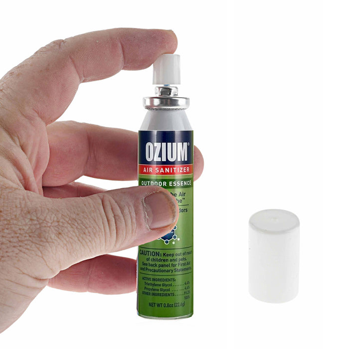 2 Ozium Air Sanitizer Freshener Smoke Bad Odor Eliminator Outdoor Essence 0.08oz