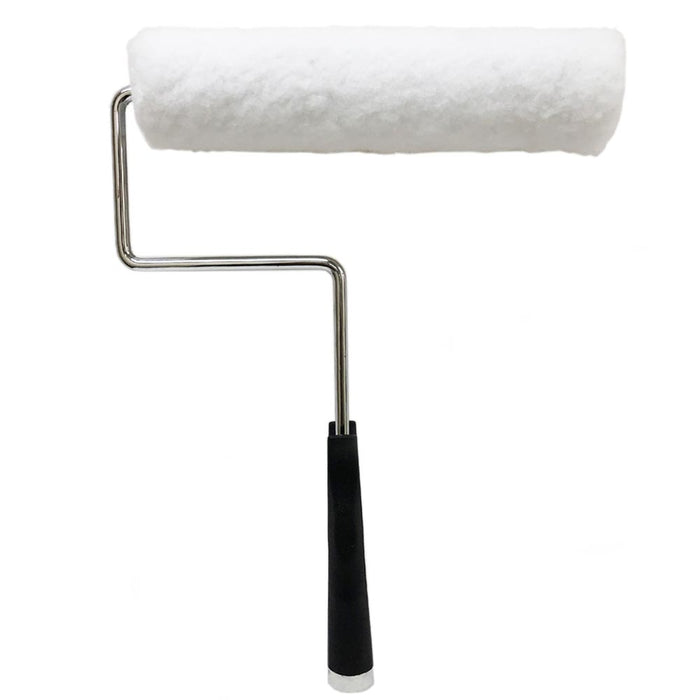Paint Roller Frame Set 9" Covers Refills Metal Painting Roller Handle Heavy Duty