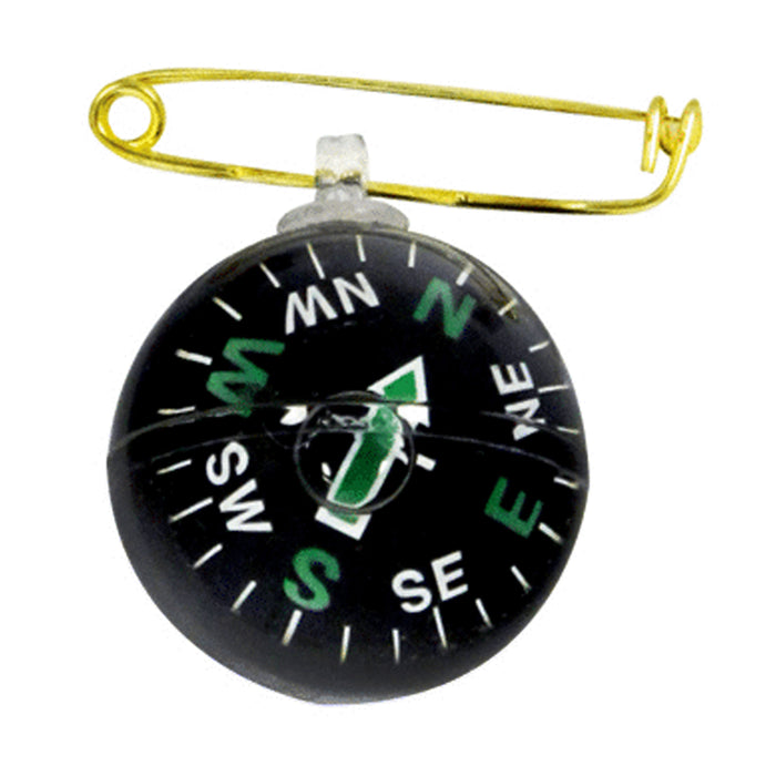 2 Survival Navigation Ball Pin On Compass Liquid Filled Camping Hiking Military