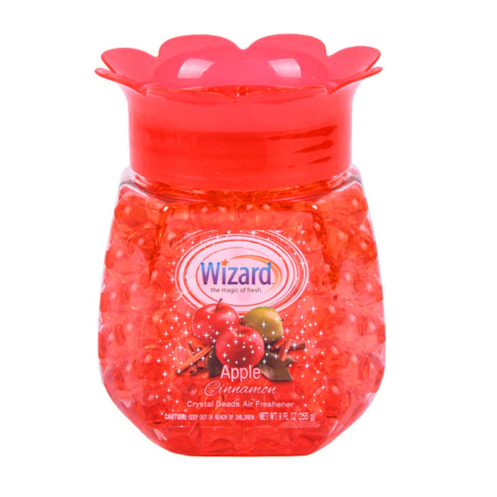 6 Pc Wizard Apple Cinnamon Scent Air Freshener Crystal Beads Eliminate Odors 9oz