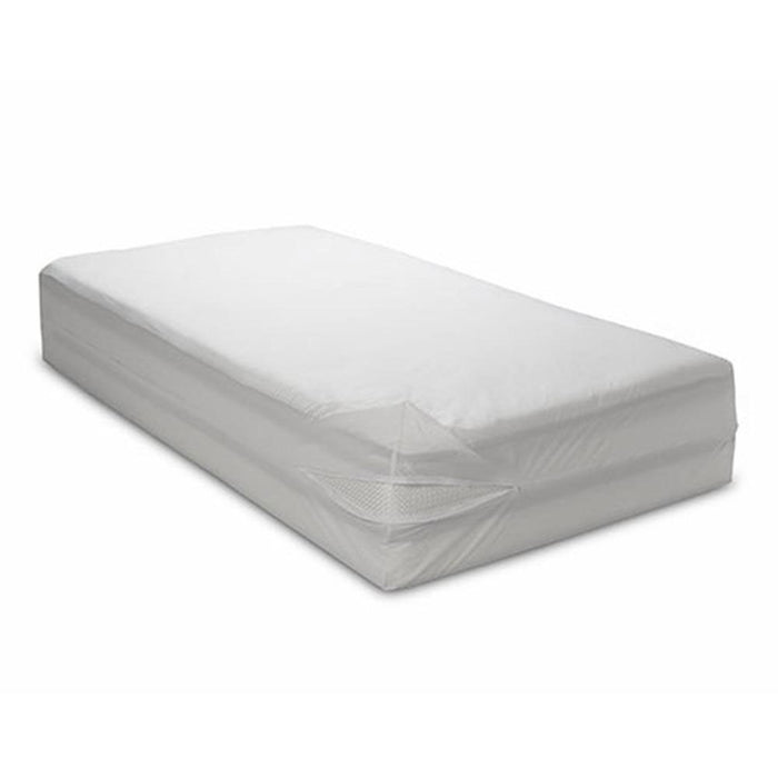 2X Twin Size Bed Mattress Cover Zipper Plastic Waterproof Bed Bug Protector Mite