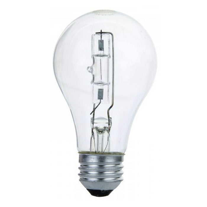 8 X Halogen Light Bulb 60 Watt Clear Dimmable A19 Crystal Bright 750 Lumens Warm