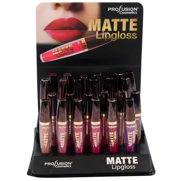 6 Pc Assorted Matte Lip Gloss Lipstick Bold Colors Cream Beauty Cosmetics 0.21oz