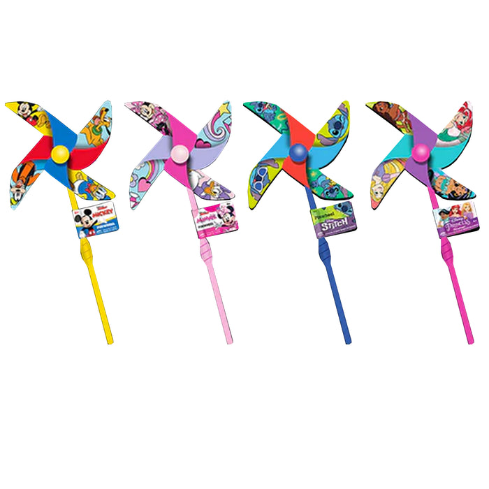 8 Pinwheels Disney Character Kids Party Favor Windmill Spinner Garden Decor Yard