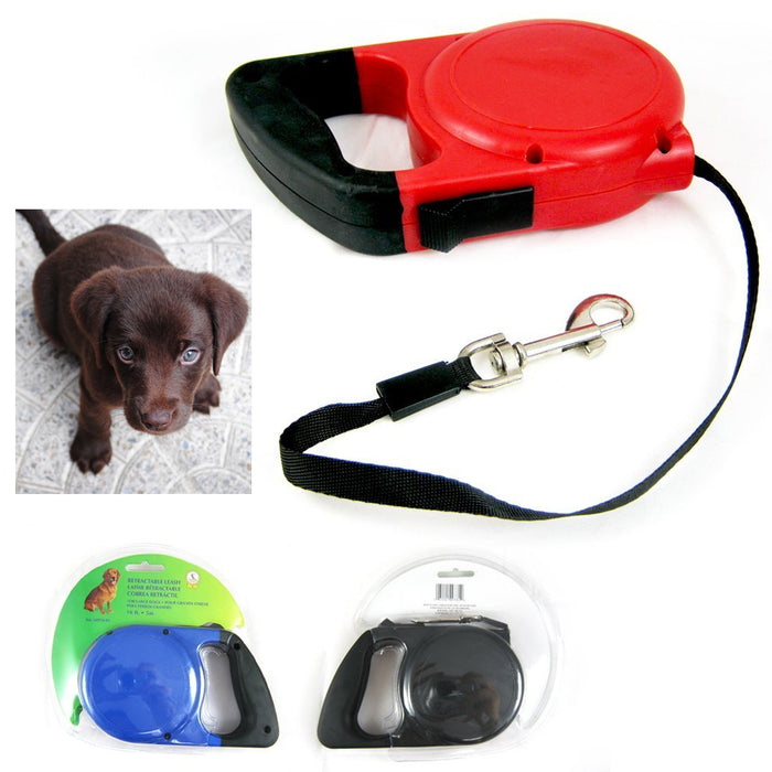 16 Ft Retractable Dog Leash Extending Lead Leash for Medium Large Dogs Pet Auto