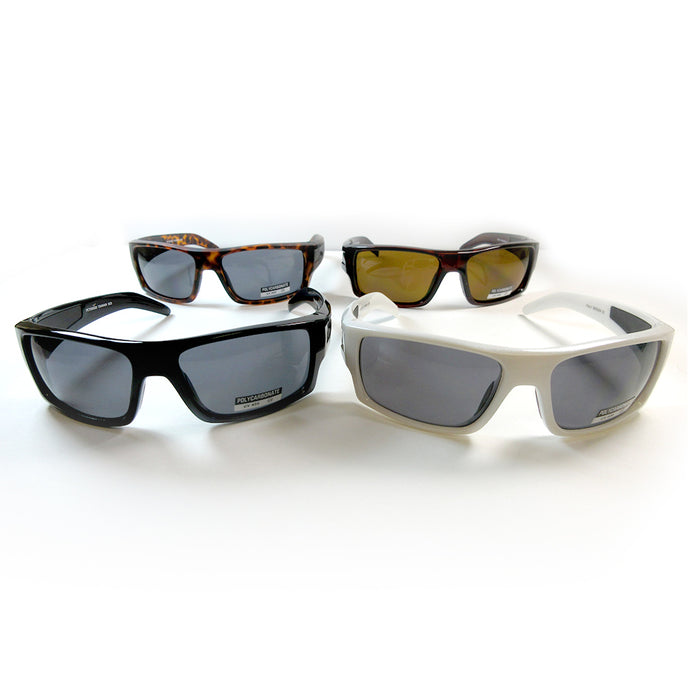 2Pc Sunglasses Mens Sport Running Fishing Golfing Driving Glasses Uv400 Eyewear