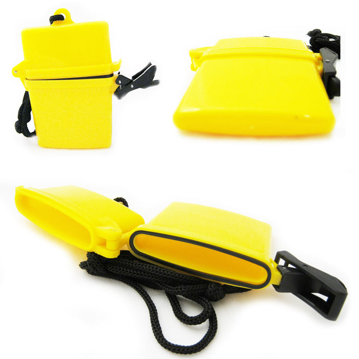 1 Waterproof Plastic Container with Lanyard Storage Case Carry Box Outdoor Sport