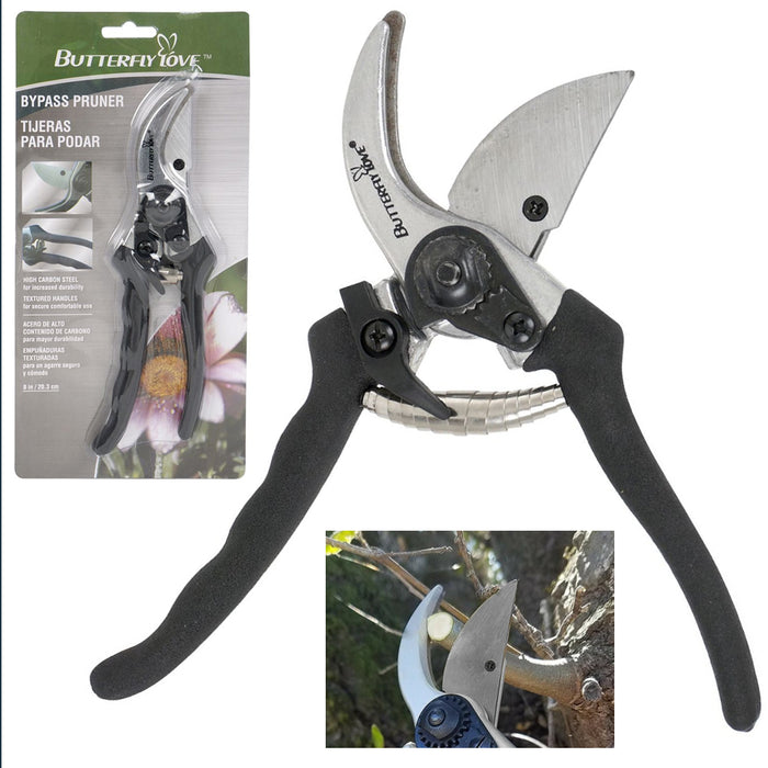 2pc 8" Bypass Pruning Shears Cutter Gardening Plant Scissor Branch Garden Pruner