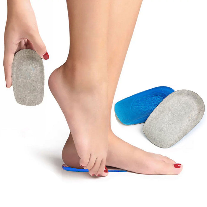 12 Pairs Women Gel Heel Cushion Shoes Insoles Foot Relief Orthotics Sizes 6-10