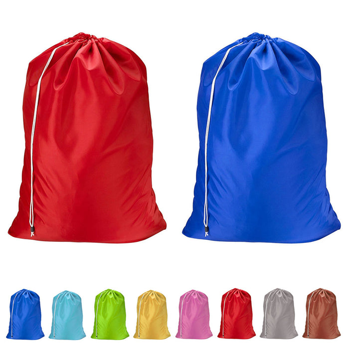2 Pack Washable Travel Laundry Bag Large Dirty Clothes Bag Basket Travel Hamper