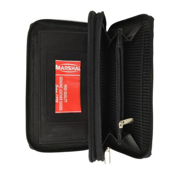 Womens Leather Wallet Lady Zipper Clutch Coin Phone Purse Credit Cards Holder !