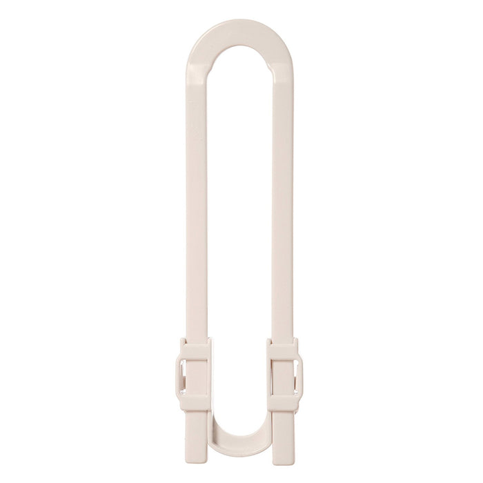 6 PCS Baby Cabinet Glide Lock White Extra Long Sliding Child Safety Baby Proof