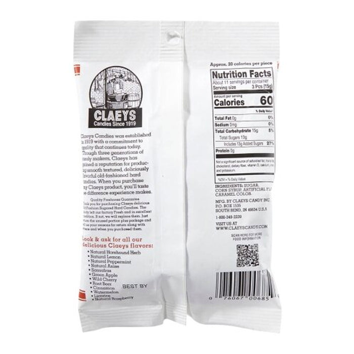 2 Bags Claeys Root Beer Sanded Candy Drops Hard Candies Natural Gluten Free 6oz