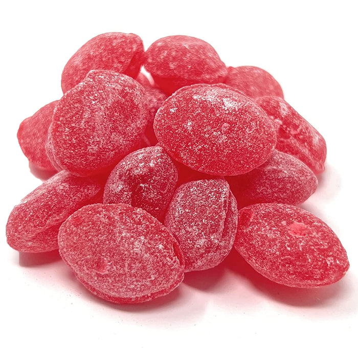 2 Bags Claeys Natural Raspberry Candy Drops Sweet Fruit Flavor Hard Candies 6oz