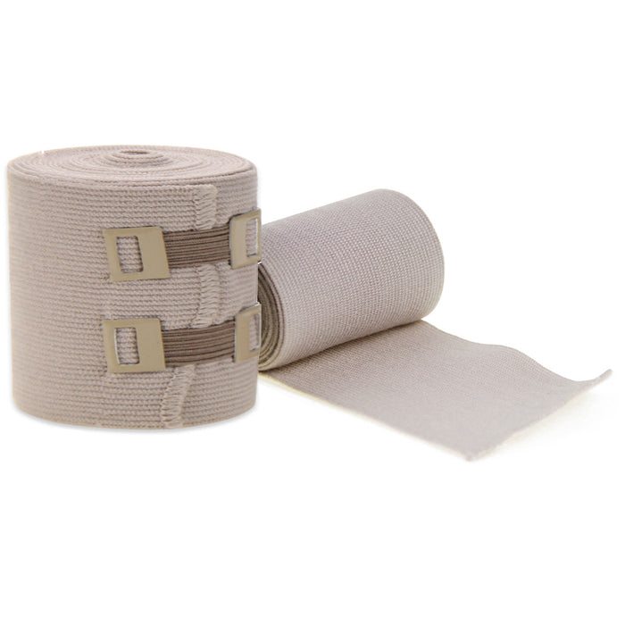 2 Pc Elastic Bandage Wrap With Metal Clips 2" Ankle Wrist Foot Sports First Aid