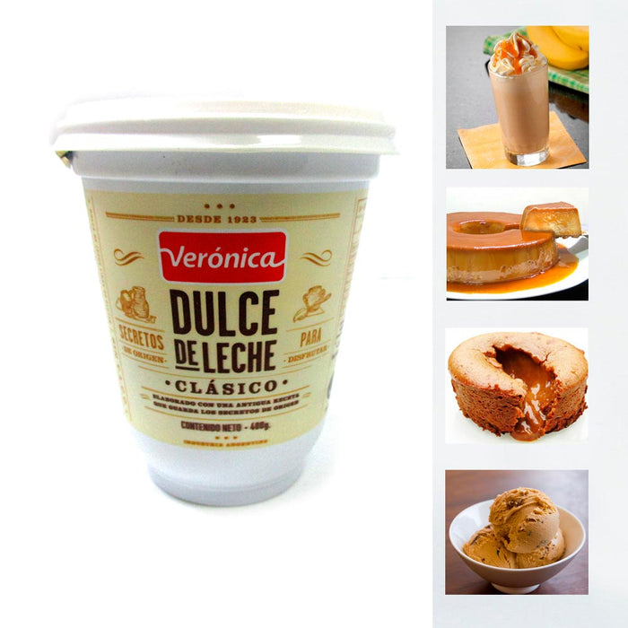 1 Dulce De Leche Veronica Jar 400gr 14ozMilk Caramel Spread Arequipe Cajeta Bake