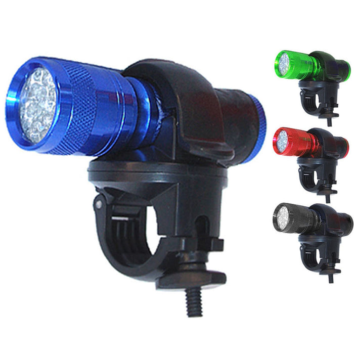Bike Headlight Cycle Bicycle 14 Led Front Flashlight Safety Camping Lamp Grip !