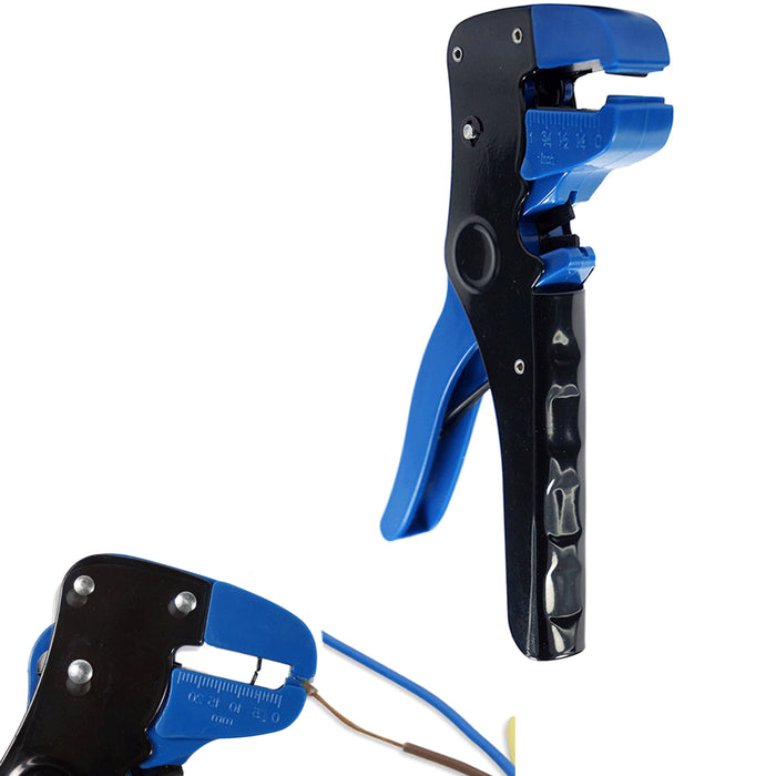 2 PC Wire Stripper Professional Wiring Cutter Crimper Pliers Cable Crimping Tool