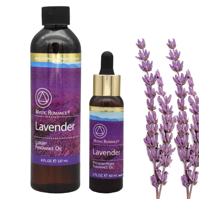 2 Lavender Fragrance Oil Diffuser Burner Candle Rattan Reed Refill Aromatherapy