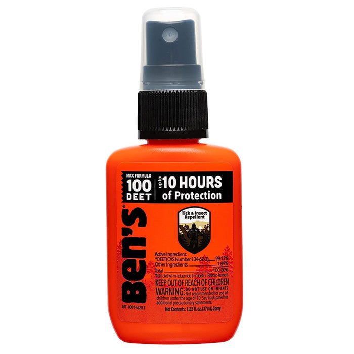 1 Ben's 100 Tick & Insect Repellent Mosquito 1.25oz Pump Spray Maximum Strength