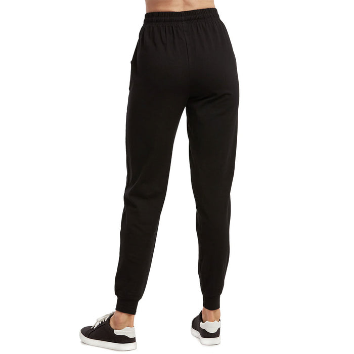 2 Pc Women's Joggers Athletic Sweat Pants Yoga Exercise Sport Gym Lounge Black M
