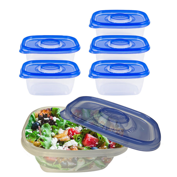 10 Food Storage BPA Free Plastic Container Meal Prep Freezer Microwave Reusable