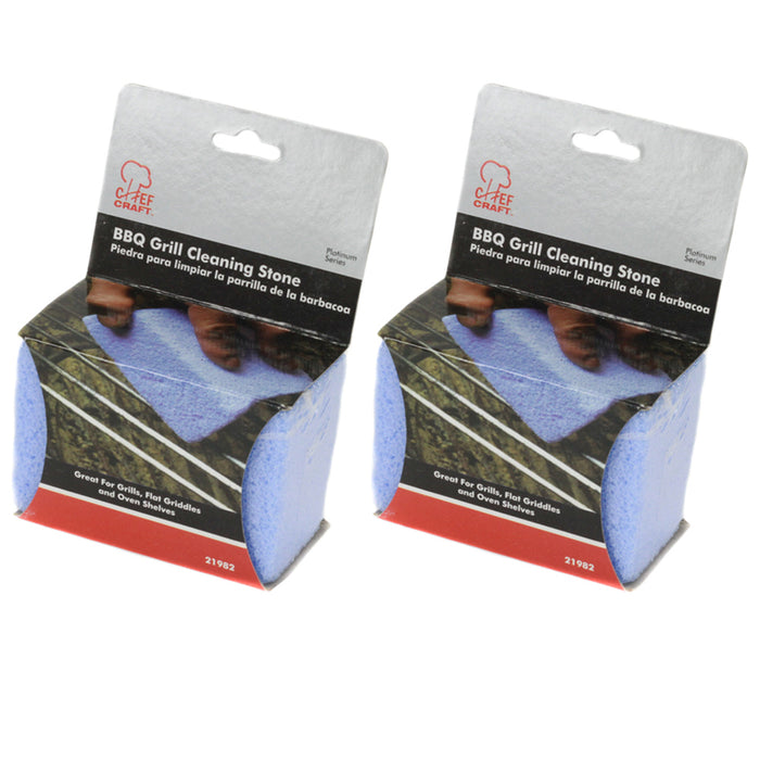 2 Cleaning Stone Griddle Grill BBQ Barbecue Cleaner Block Pumice Grilling Cook