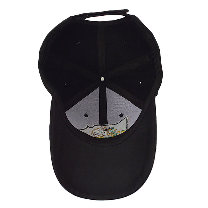 1 Mexico Black 3D Embroidered Baseball Cap Fitted Hat Dad Men Women Mexican Flag
