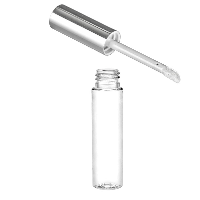 20X Empty PET Clear Lipgloss Bottle 8ML Tube Balm Container Stopper NOT Included