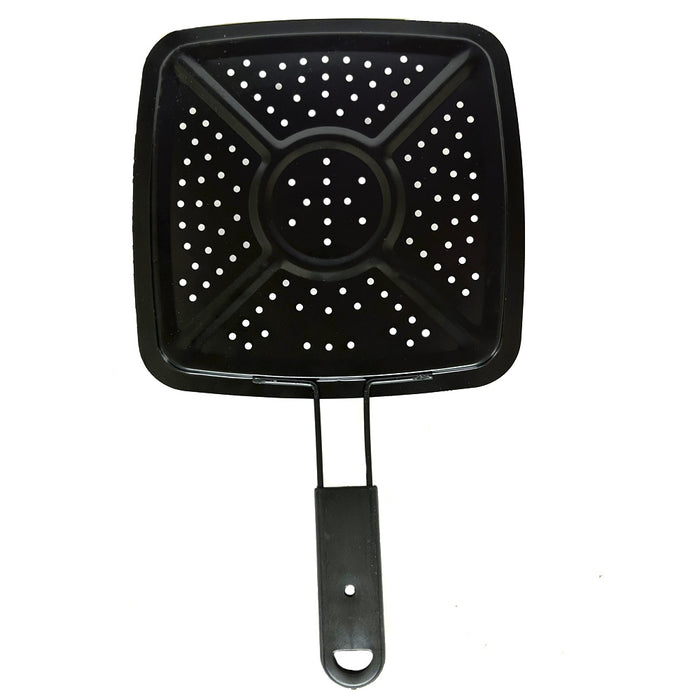 Kitchen Simmer Ring Heat Diffuser Flame Guard Simmering Plate Black Slow Cooking
