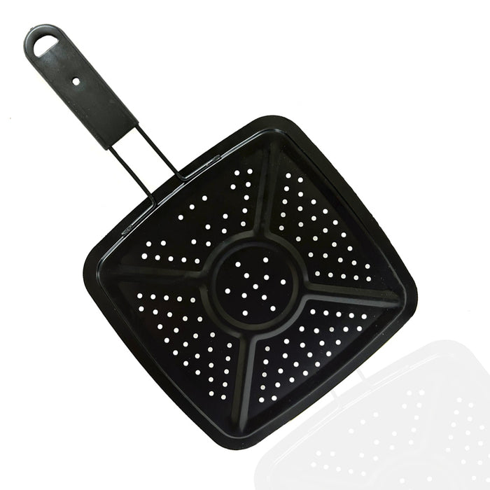 Kitchen Simmer Ring Heat Diffuser Flame Guard Simmering Plate Black Slow Cooking